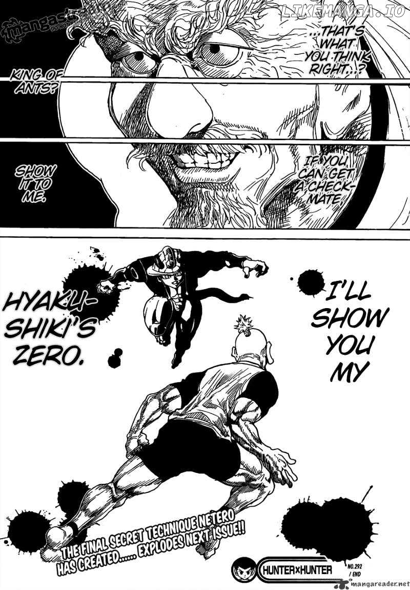 Hunter x Hunter, Chapter 292 image 17